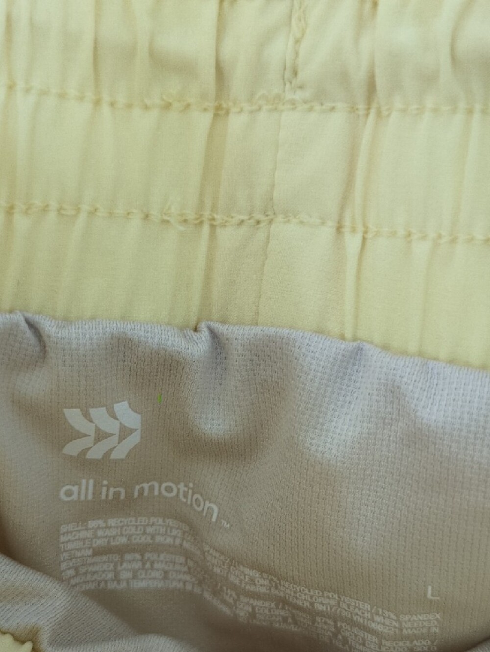 all in motion Butter Yellow Cropped Top and Shorts Set - Picture 2 of 5